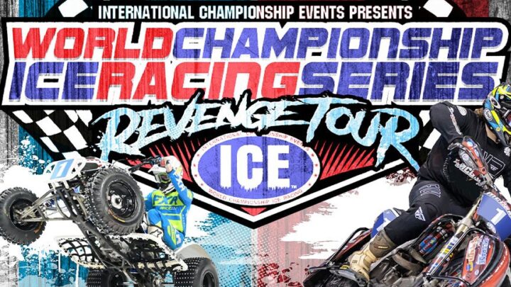 World Championship Ice Racing Event Poster